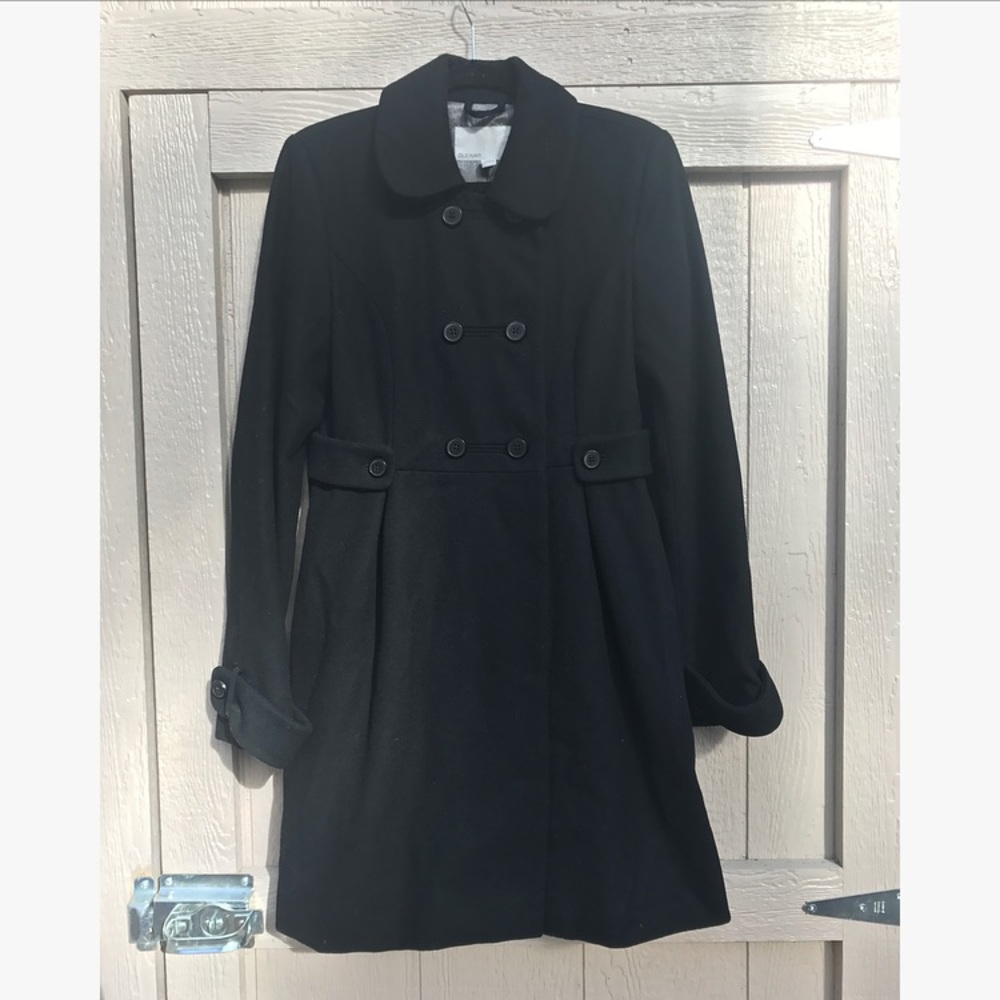 Black Pea Coat (long)